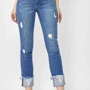 Risen Mid Rise Cuffed Ankle Jean(RDP1235) in Size 30/11 (NWT)